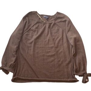 NWOT Democracy Soft Sweater with Bow Sleeves